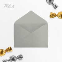Мини плик - сив 92