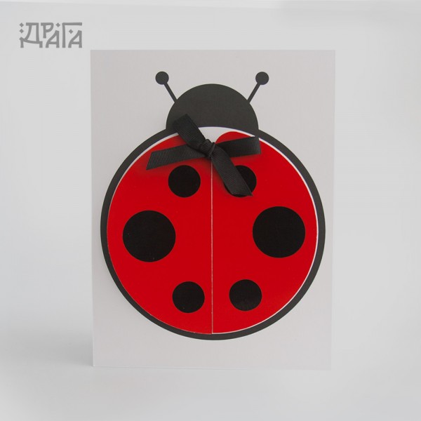 Покана за детски рожден ден LADYBUG 1